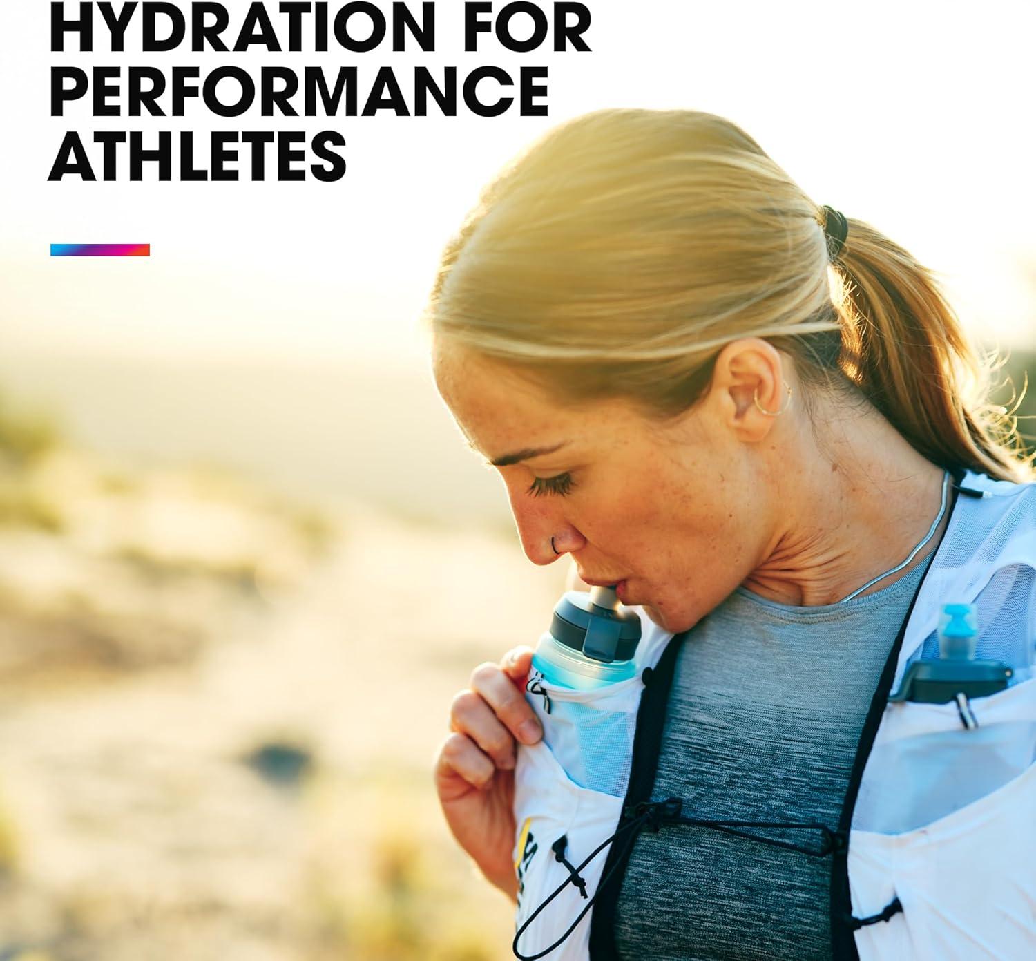 imageHydraPak UltraFlask Speed 500ml or 600ml Collapsible Soft Flask Water Bottle for Hydration Vests and Running Packs with Easy Open Cap500ml With Drink Straw