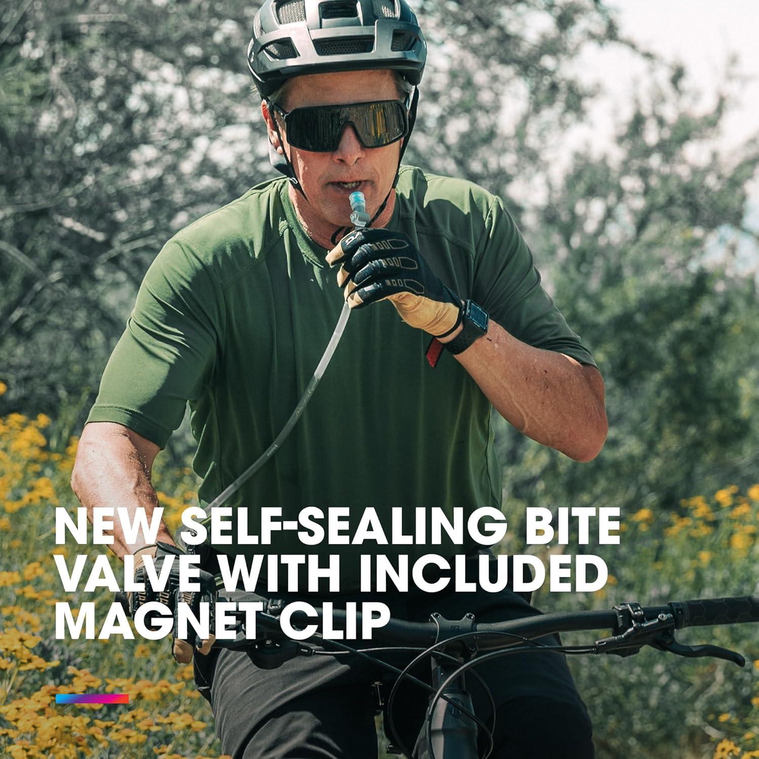 imageHydraPak Water Reservoir 15L 2L 3L Hydration Bladder Fits Most Backpacks HighFlow Bite Valve Leak Proof Fully Reversible and Dishwasher SafeContour Lumbar