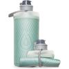 imageHydraPak Flux  Collapsible Backpacking Water Bottle 750ml 1L 15L  BPA Free Ultra Light SpillProof Twist CapSutro Green