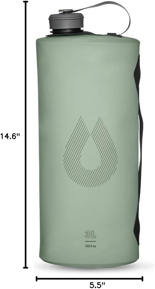 imageCollapsible Camping Water Storage 2L 3L 4L 6L 10L BPA ampamp PVC Free Hydration Reservoir Bag Leak ProofSutro Green