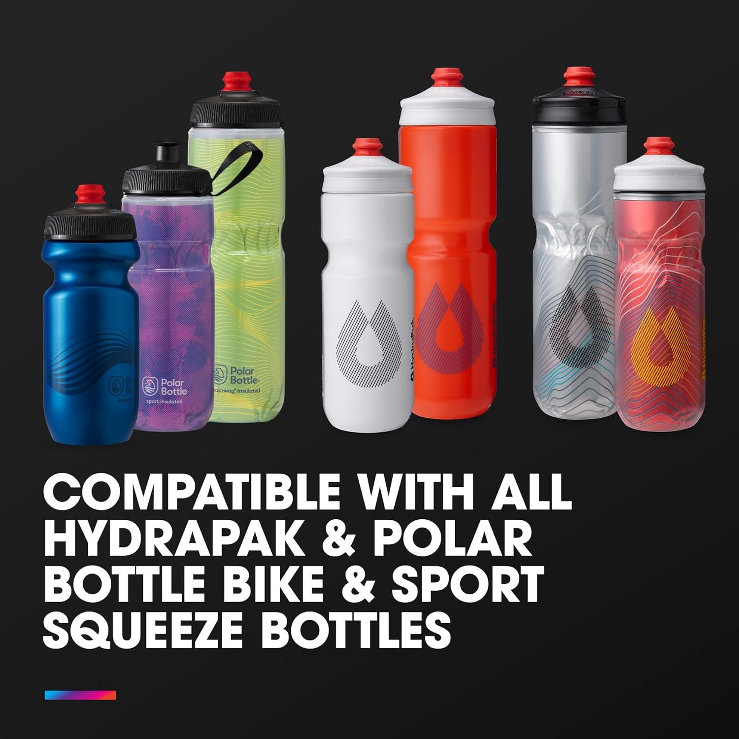 imageHydraPak Breakaway Filter Cap Water Filtration Accessory Fast Flow Fits Bike and Sport Squeeze Bottles Perfect for Cycling Outdoor Activities Travel and Emergency Preparedness