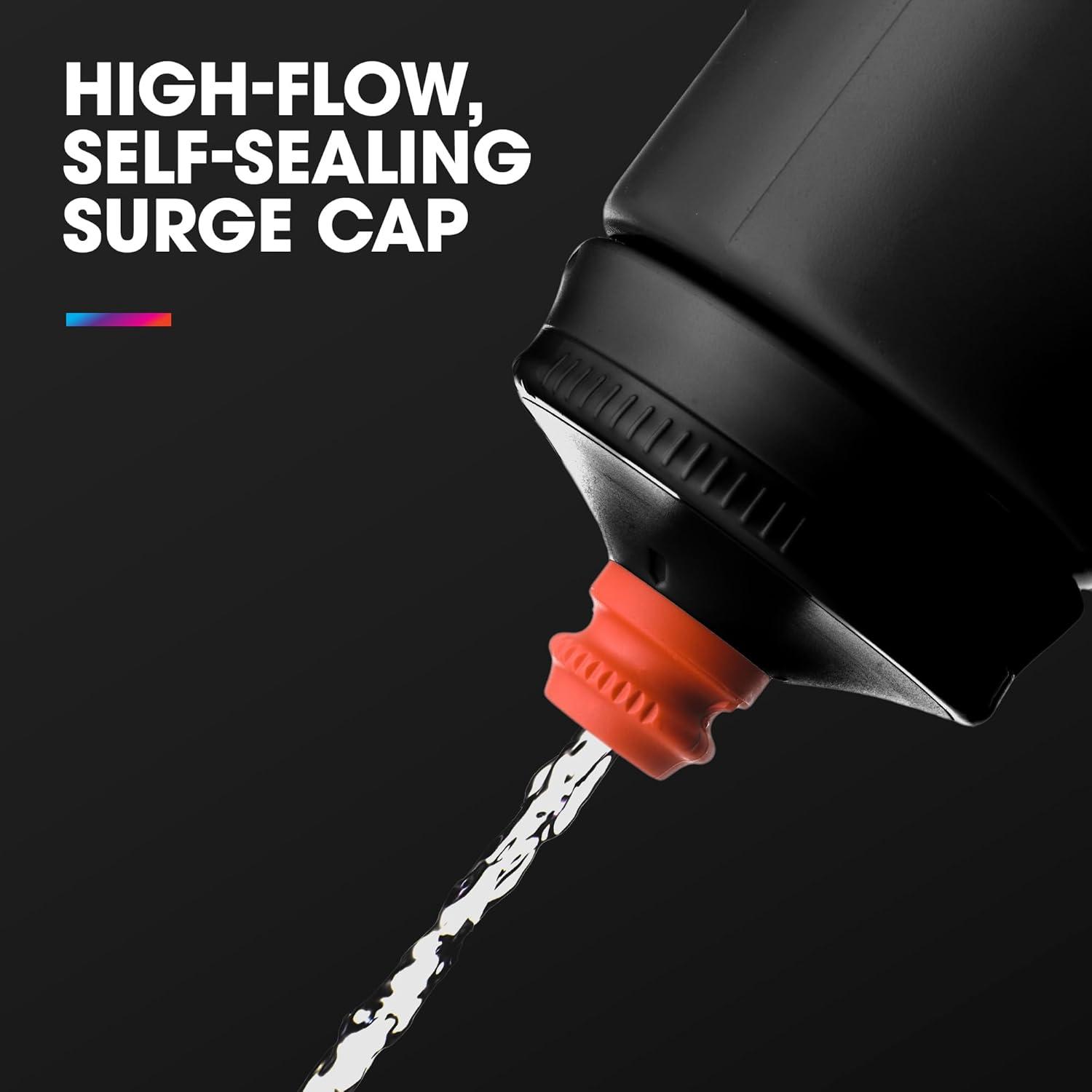 imageHydraPak Breakaway Surge Lightweight Bike Water Bottle 2Pack 20oz 25oz 30oz High Flow Cycling ampamp Sports Squeeze BottleOrange