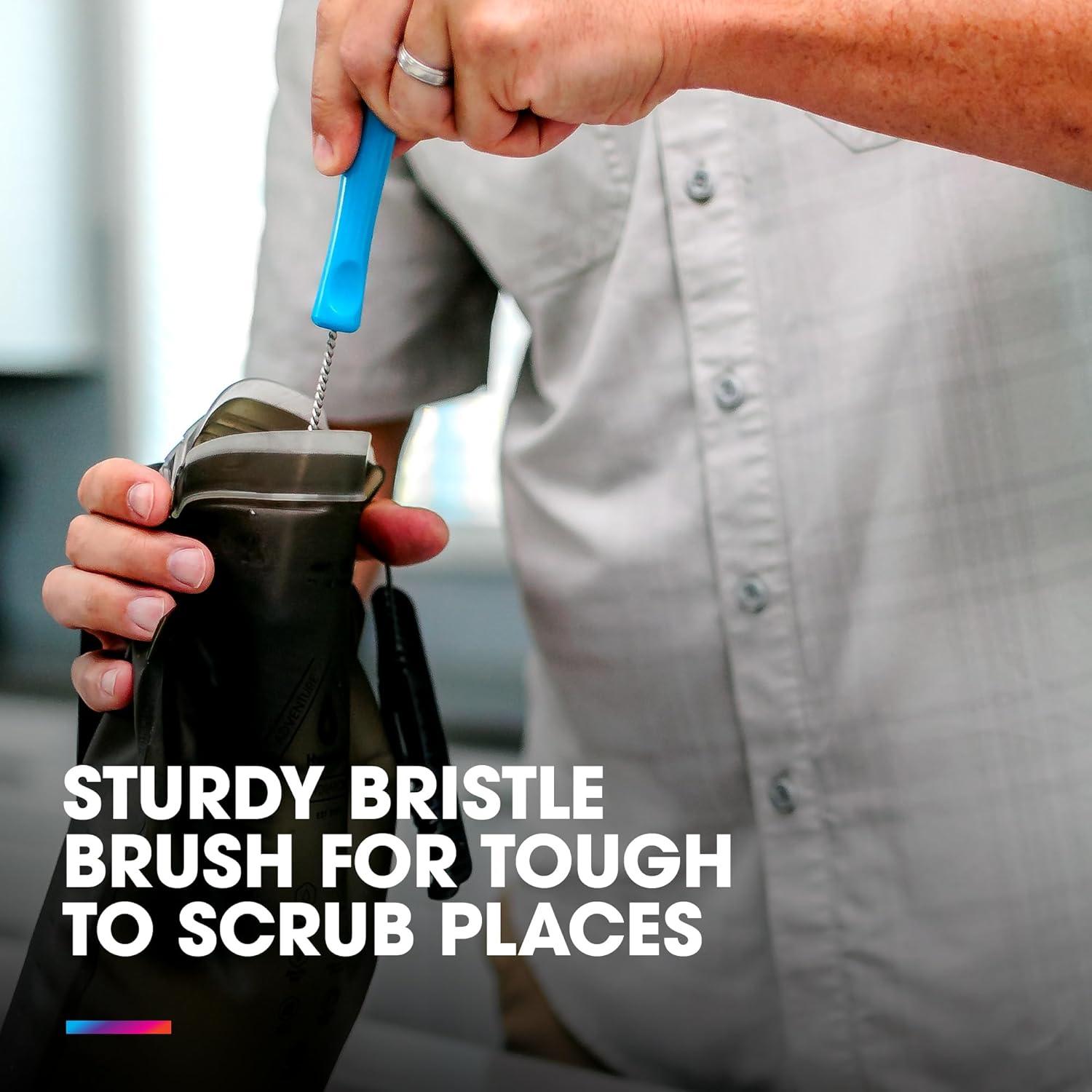 imageHydraPak Gear Cleaning Kit Bristle and Wire Tube Brush Set BPA ampamp PVC Free Cleans Hydration Reservoirs and Bladders Water Containers