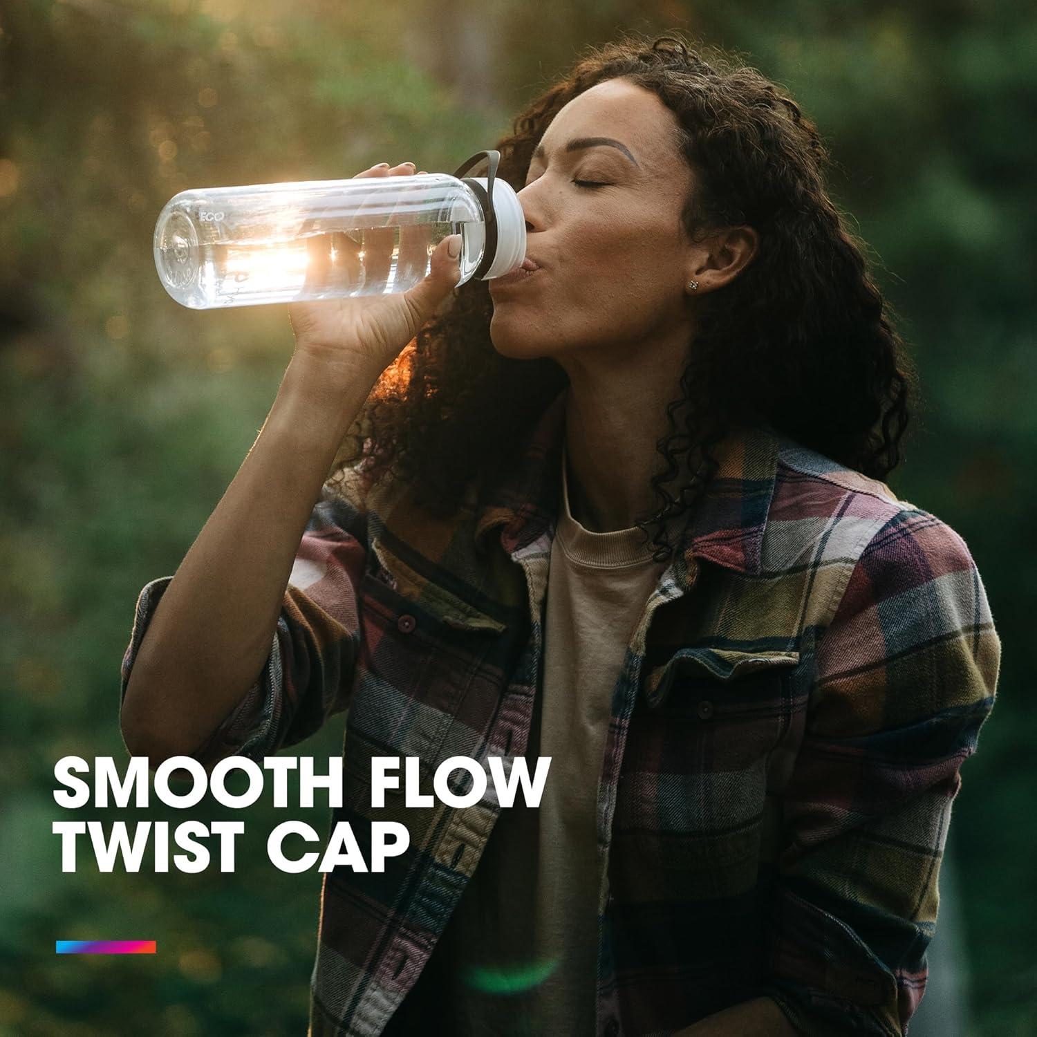 imageHydraPak Recon Twist ampamp Sip Wide Mouth Recycled Plastic Water Bottle 24oz or 32oz Eco Friendly BPA Free Easy CarryConfetti