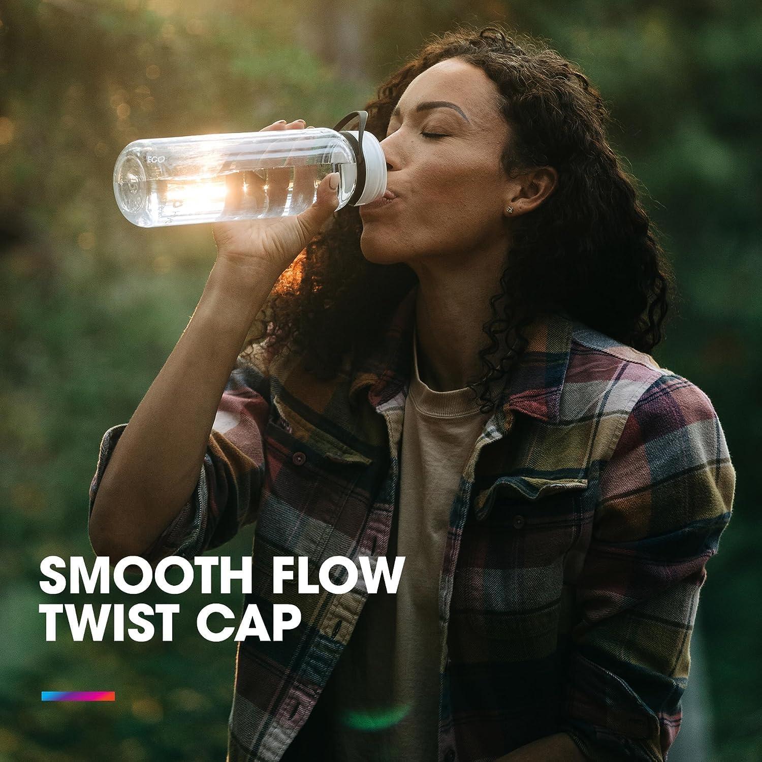 imageHydraPak Recon Twist ampamp Sip Wide Mouth Recycled Plastic Water Bottle 24oz or 32oz Eco Friendly BPA Free Easy CarryConfetti