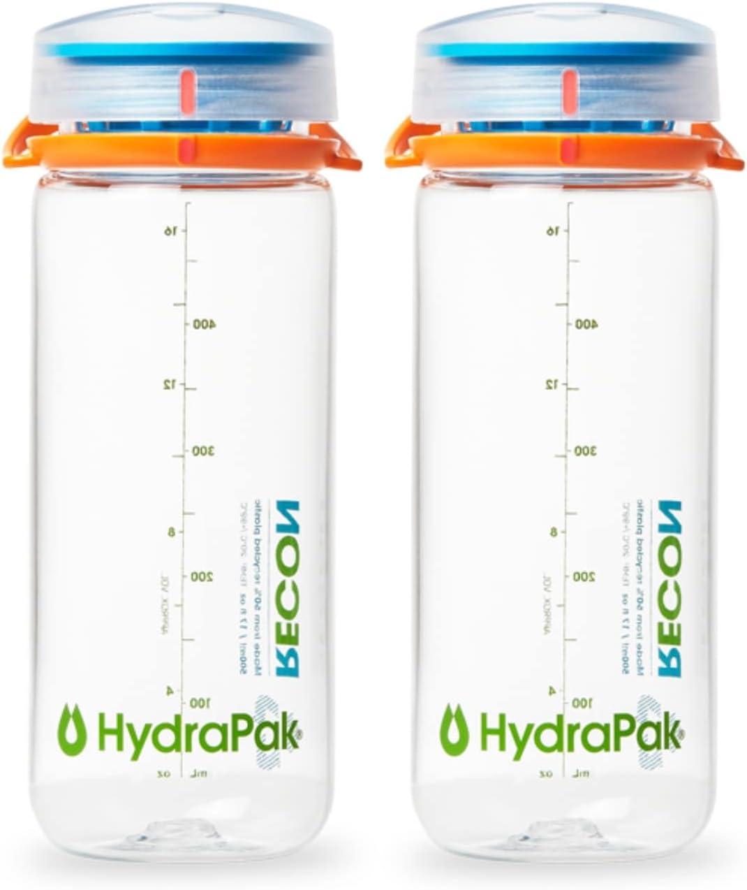 imageHydraPak Recon Twist ampamp Sip Wide Mouth Recycled Plastic Water Bottle 24oz or 32oz Eco Friendly BPA Free Easy CarryConfetti