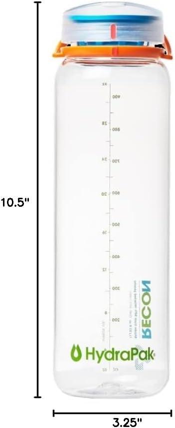 imageHydraPak Recon Twist ampamp Sip Wide Mouth Recycled Plastic Water Bottle 24oz or 32oz Eco Friendly BPA Free Easy CarryConfetti