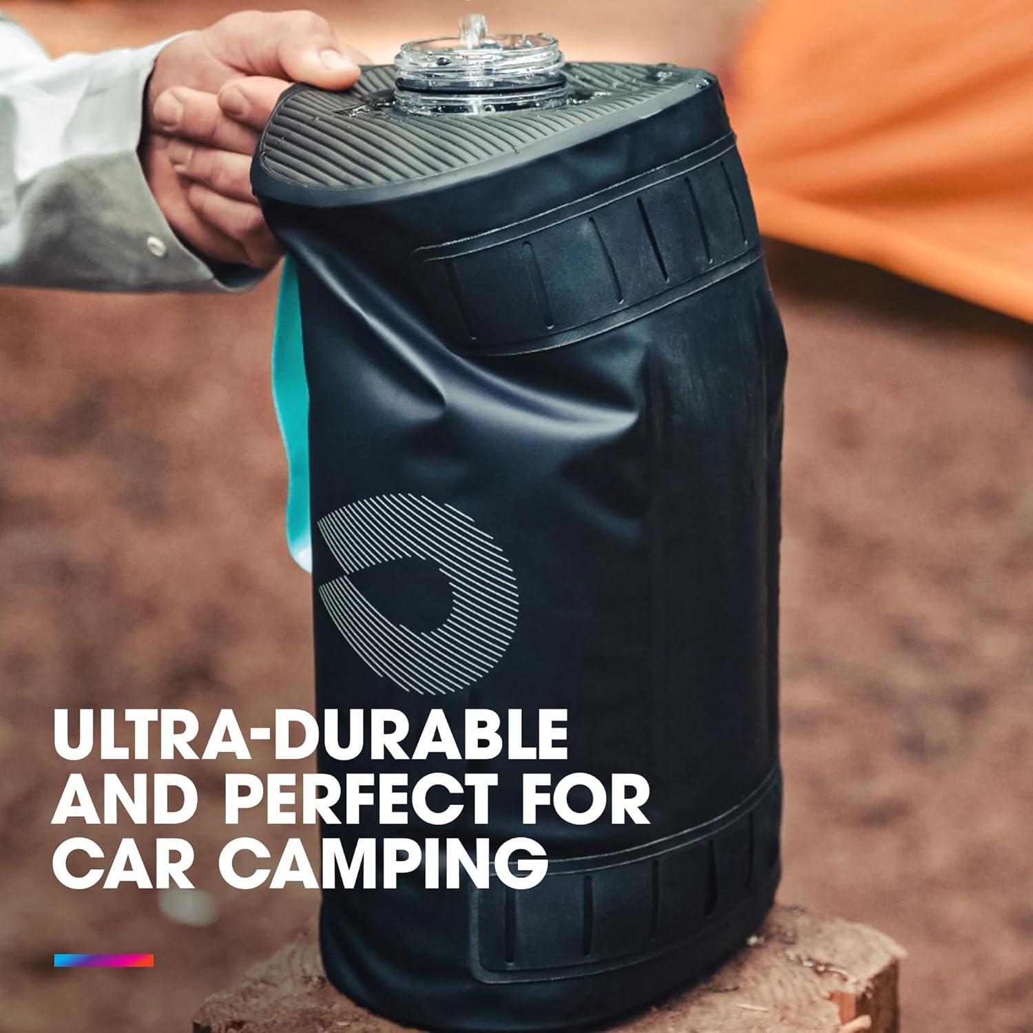 imageHydrapak Expedition Collapsible BPA ampamp PVC Free Water Storage Bag 8L270oz Chasm Black