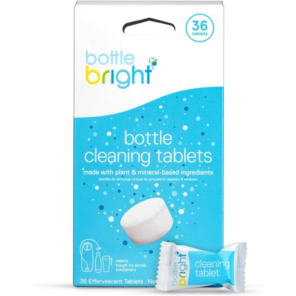 imageBottle Bright Clean Stainless Steel Thermos Tumbler Insulated and Reusable Water Bottles Cleaning Tablets are Easy and Safe to Use36 Count Pack of 1