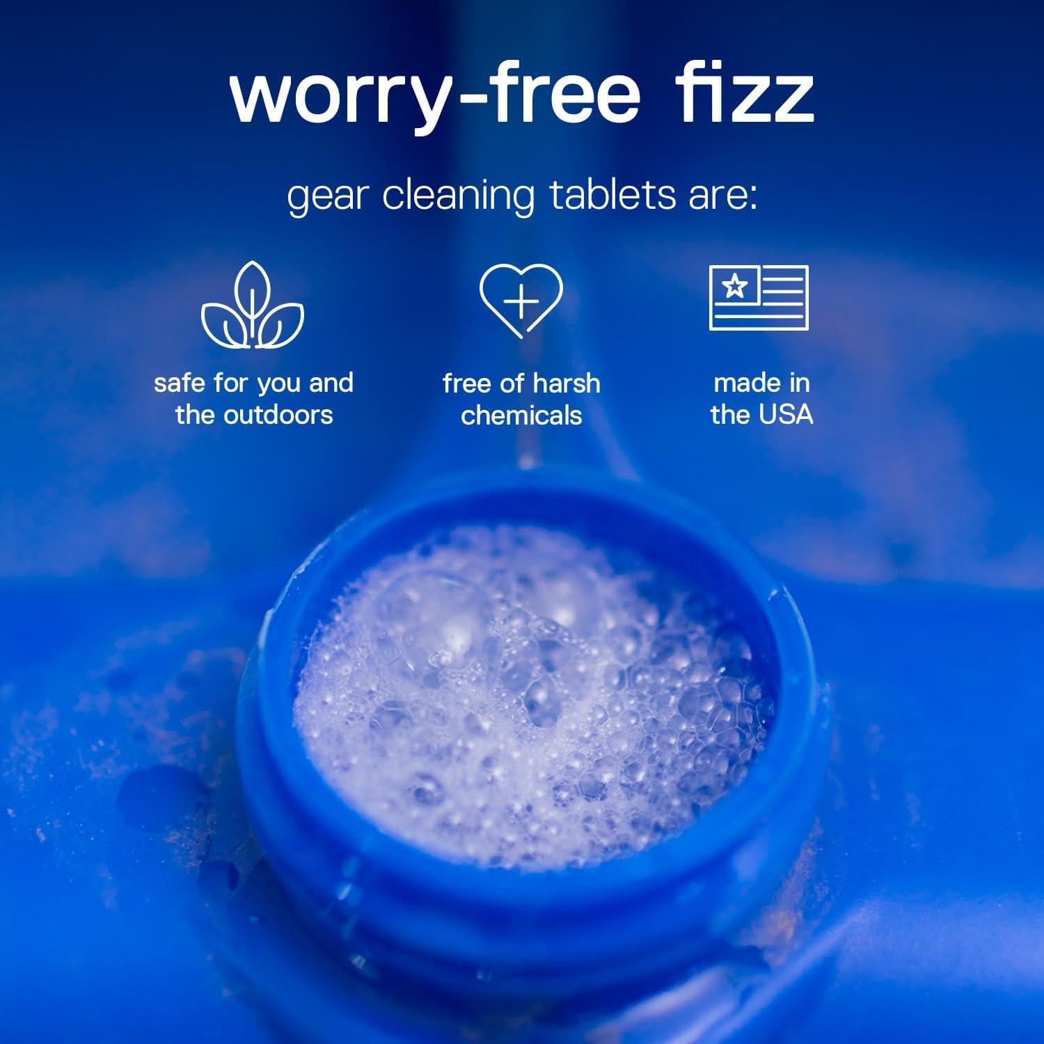 imageGear Cleaning Tablets by Bottle Bright 6 or 20 Count EPA Safer Choice Certified Hydration Reservoir Large Container ampamp Water Storage System Cleaner20 Count