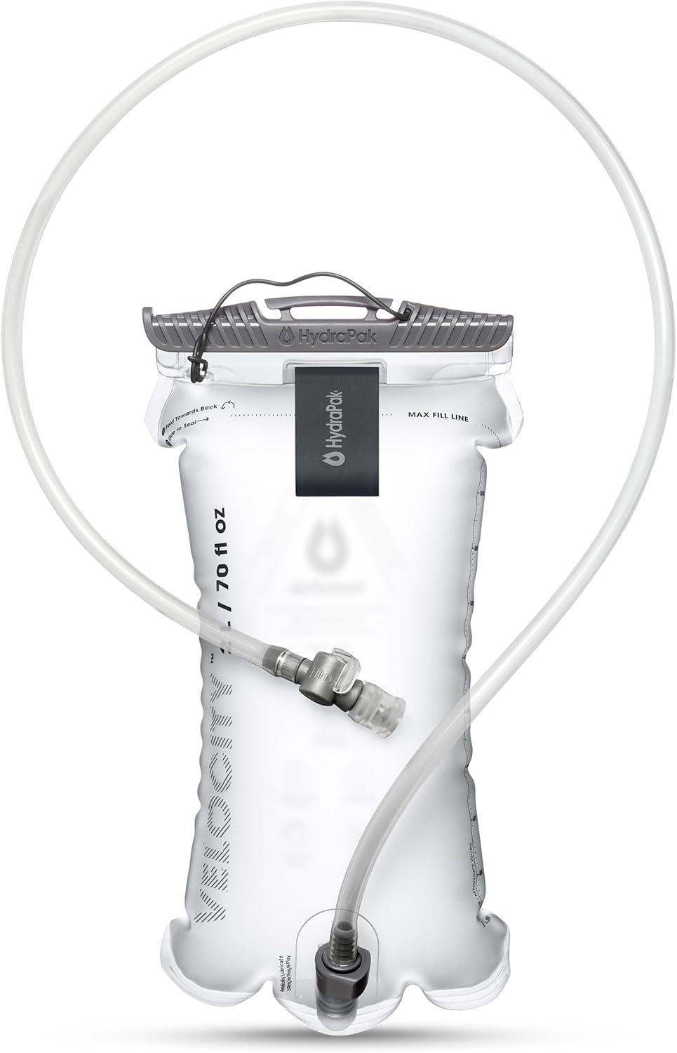 image:imageHydraPak Velocity Hydration Reservoir 15L or 2L Slim Profile Water Bladder SelfSealing Bite Valve Leak Proof Reversible Dishwasher SafeClear