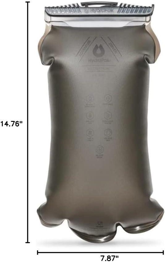 image:imageHydrapak Force UltraDurable Water BladderReservoir for Hydration Backpacks 2L or 3L Insulated Tube Safe amp Reliable3 Liter