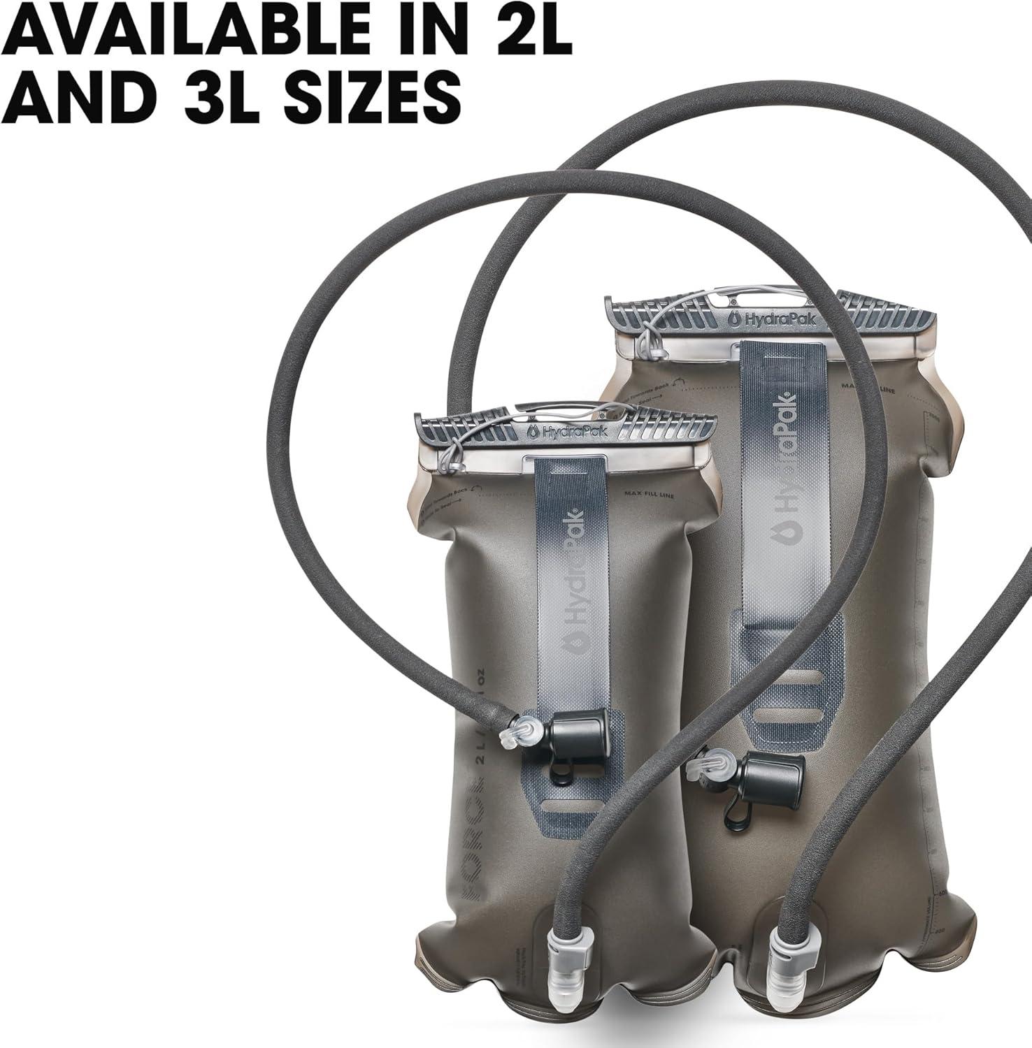image:imageHydrapak Force UltraDurable Water BladderReservoir for Hydration Backpacks 2L or 3L Insulated Tube Safe amp Reliable3 Liter