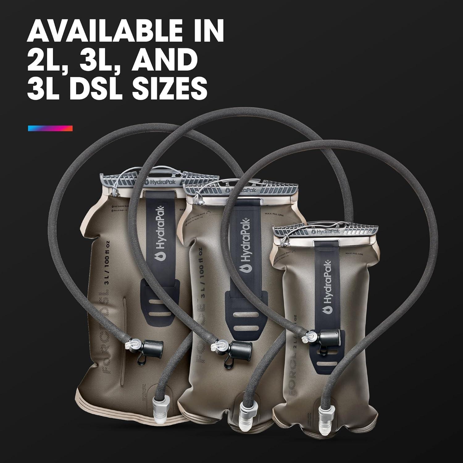 image:imageHydrapak Force UltraDurable Water BladderReservoir for Hydration Backpacks 2L or 3L Insulated Tube Safe amp ReliableNEW 3L DSL