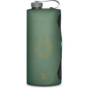 HydraPak Seeker – Collapsible Camping Water Storage (3L) – BPA & PVC Free, Hydration Reservoir Bag, Leak Proof – Sage Green