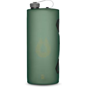 HydraPak Seeker – Collapsible Camping Water Storage (4L) – BPA & PVC Free, Hydration Reservoir Bag, Leak Proof – Sage Green
