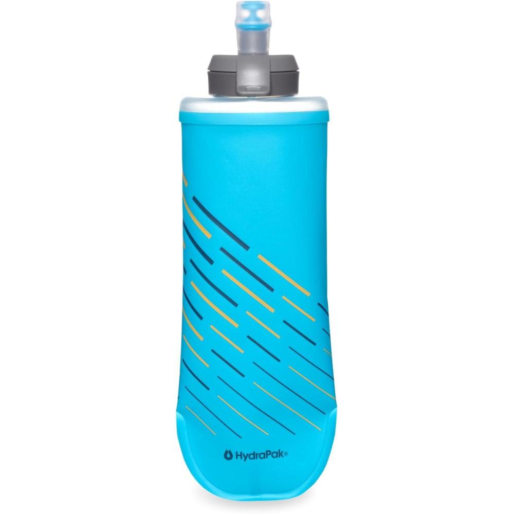 image:imageHydraPak SoftFlask Speed 500ml 2Pack  Compressible Soft Flask Water Bottle for Hydration Vests and Running Packs with Easy Open Cap 500ml17oz500ml