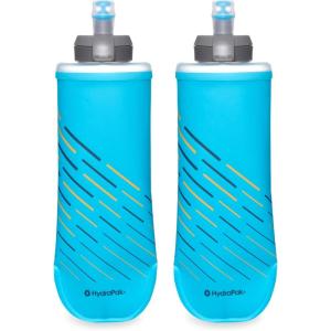 HydraPak SoftFlask Speed 500ml 2-Pack – Compressible Soft Flask Water Bottle, for Hydration Vests and Running Packs with Easy Open Cap (500ml/17oz)(500ml – 2 Pack)
