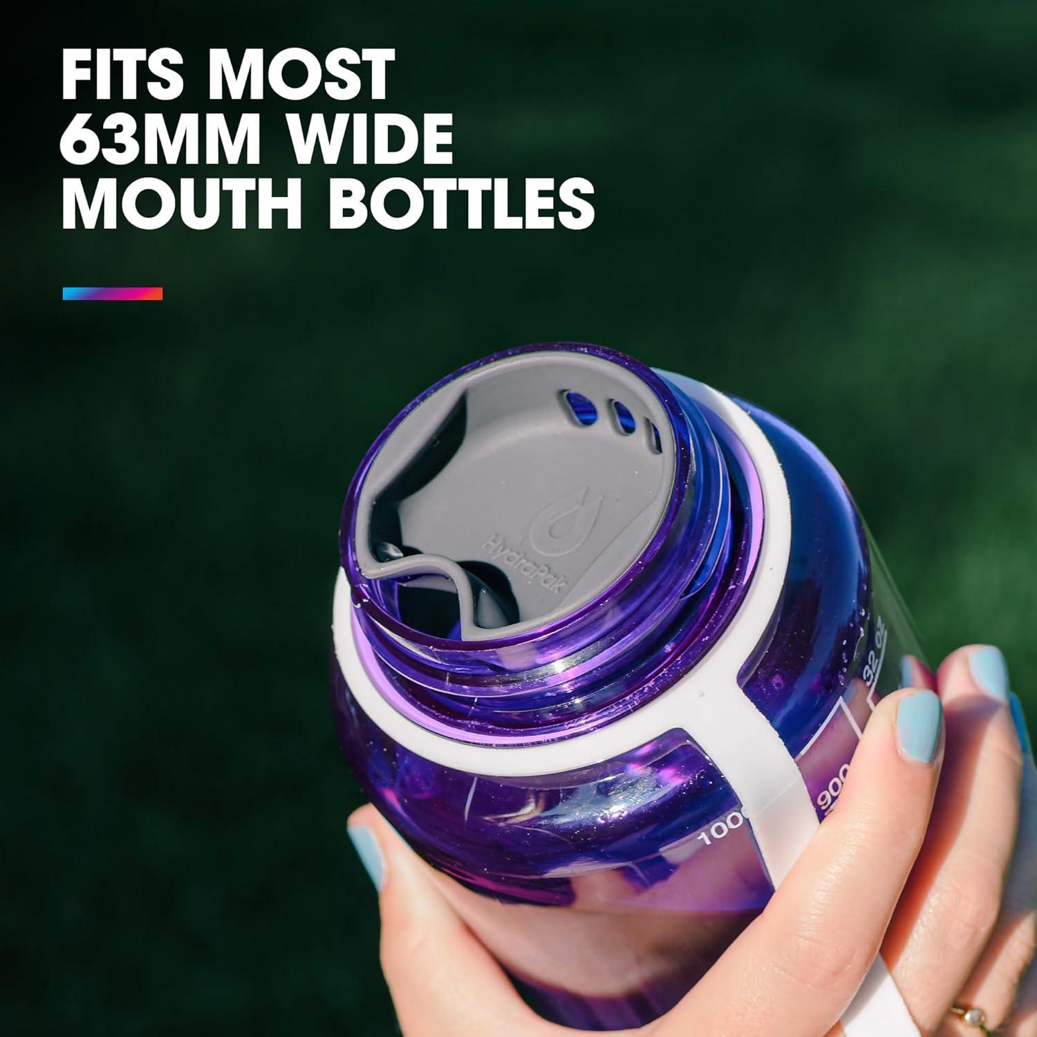 image:imageHydraPak Watergate Wide Mouth Splash Guard BPA amp PVC Free Fits Most Wide Mouth BottlesRed